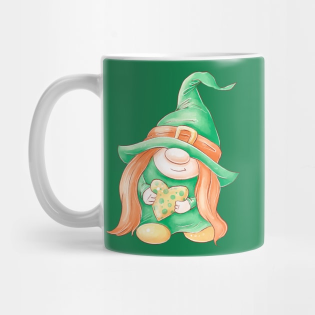 Girl St. Patrick's Day Gnome by Wanderer Bat